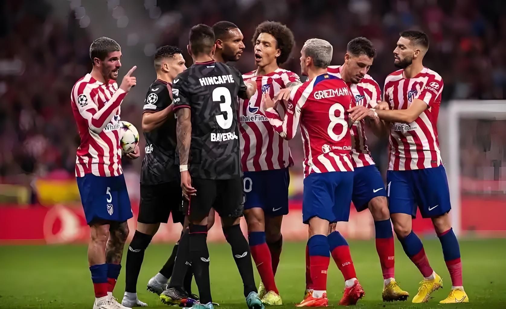 包含马德里竞技客场战胜对手，继续保持领先的词条